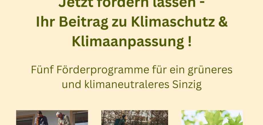 Plakat KIPKI-Förderprogramm Sinzig Das Foto zeigt das Plakat samt Angaben zu den KIPKI-Förderprogrammen der Stadt Sinzig.