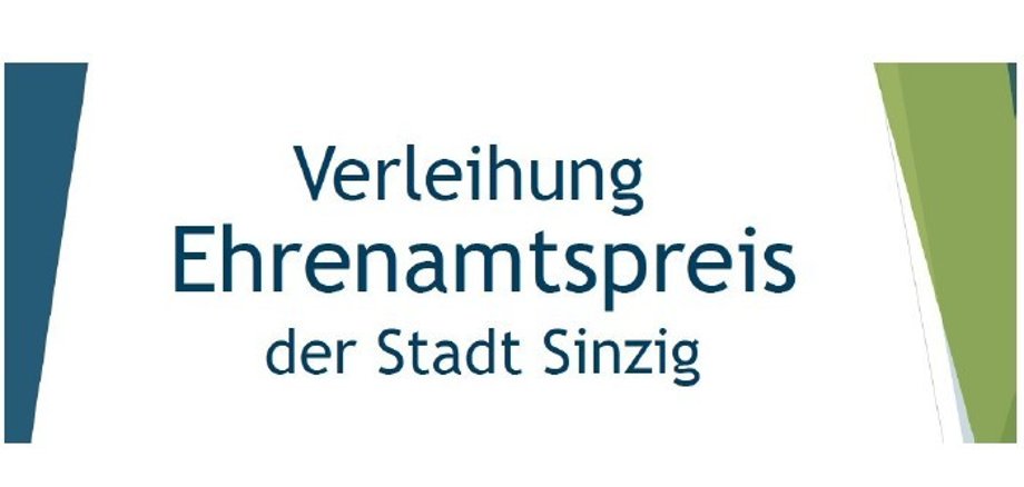 Vorschläge für den Sinziger Ehrenamtspreis 2026 ab jetzt möglich Das Foto ist ein Symbolbild für die Verleihung des Ehrenamtspreises.