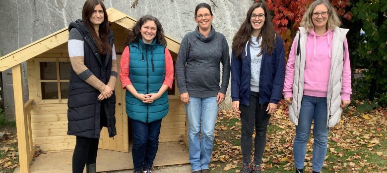 Das Foto zeigt die Mitglieder des Elternausschusses der Kita Jahngarten in Sinzig.