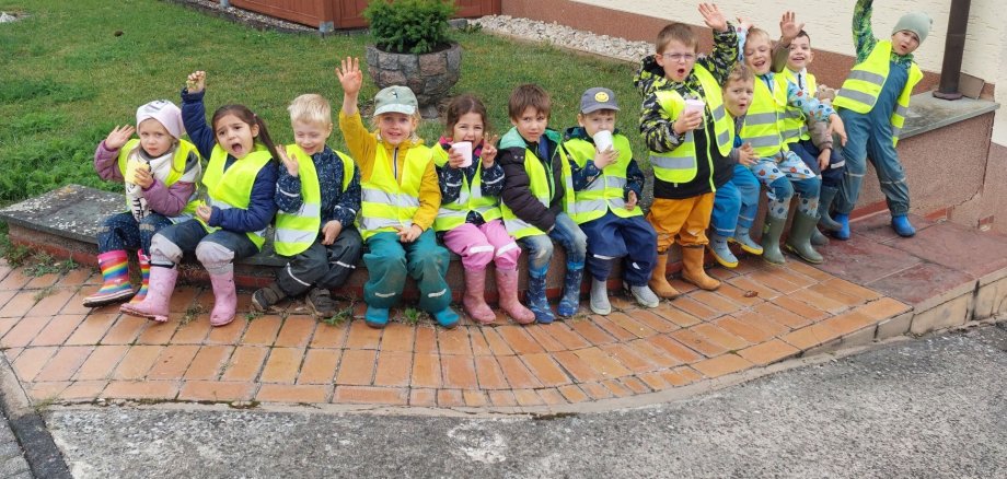 Herbstausflug der Kita Jahngarten Das Foto zeigt Kinder der Kita Jahngarten.