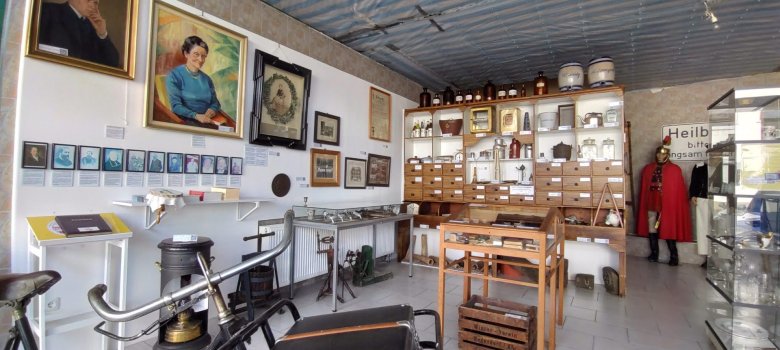 Dieses Foto zeigt die Ausstellung des Heimatmuseums Bad Bodendorf