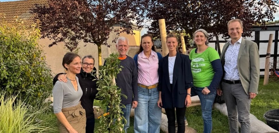 Das Foto zeigt das Team hinter der Planung, Gestaltung und Umsetzung des PikoParks.