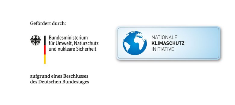 Bundesministerium für Umwelt, Naturschutz und nukleare Sicherheit / Nationale Klimaschutz Initiative Dieses Bild zeigt die Logos des Bundesministeriums für Umwelt, Naturschutz und nukleare Sicherheit , sowie der Nationalen Klimaschutz Initiative