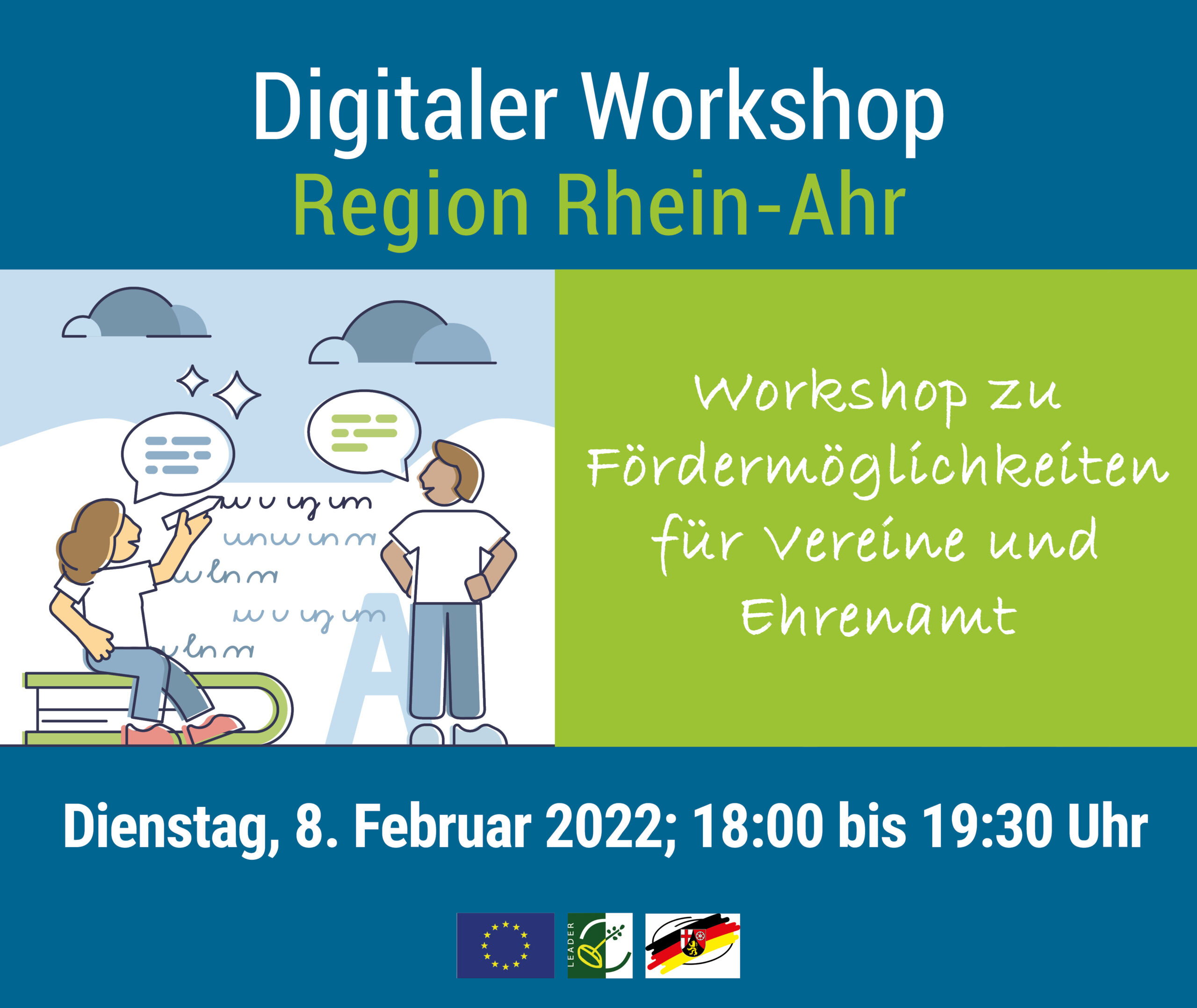 Workshop zu Fördermöglichkeiten für Vereine und Ehrenamt in der Region Rhein-Ahr