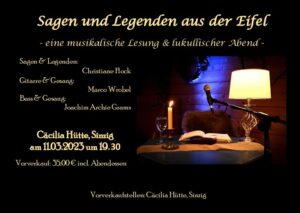 Sagen und Legenden aus der Eifel @ Cäciliahütte Sinzig