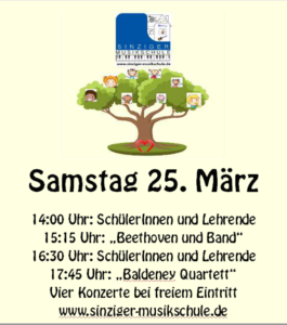 Sinziger Musikschulkonzert @ Schloss Sinzig