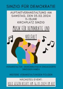 Musik für Demokratie und Vielfalt @ Kirchplatz