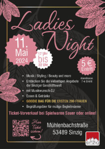 Ladies Night @ Mühlenbachstraße