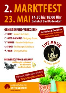 Marktfest beim Freitagsmarkt in Bad Bodendorf @ Bahnhof Bad Bodendorf